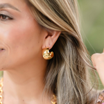 Load image into Gallery viewer, Arete Candonga Ancha Bronce A1429