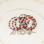 Load image into Gallery viewer, Pulsera semanario set siete pulseras plateado P106