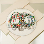 Load image into Gallery viewer, Pulsera semanario set siete pulseras plateado P106