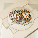 Load image into Gallery viewer, Pulsera semanario set siete pulseras plateado P106