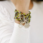 Load image into Gallery viewer, Pulsera semanario set siete pulseras plateado P106