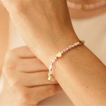 Load image into Gallery viewer, Collar y Pulsera corazones C948