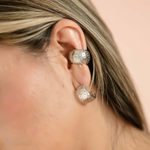 Load image into Gallery viewer, Candongas Anchas Planas Rayadas A1745