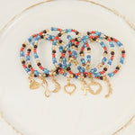 Load image into Gallery viewer, Pulsera semanario set siete pulseras dorada P109
