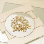Load image into Gallery viewer, Pulsera semanario set siete pulseras dorada P109
