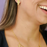 Choker alas de angel con aretes C820
